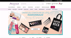 Desktop Screenshot of marionnaud.fr