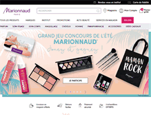 Tablet Screenshot of marionnaud.fr